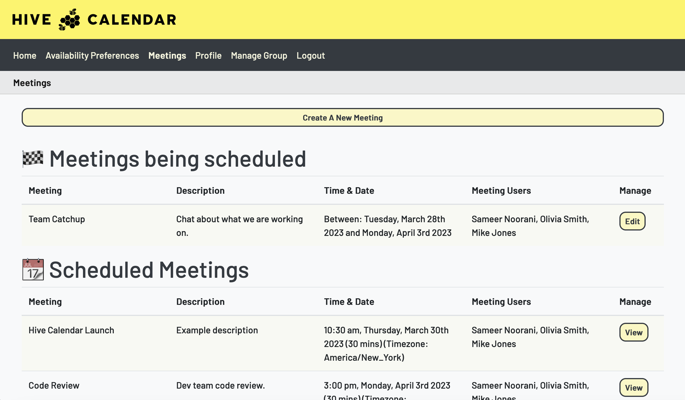 Hive Calendar AI powered meeting scheduling assistant Hive Calendar
